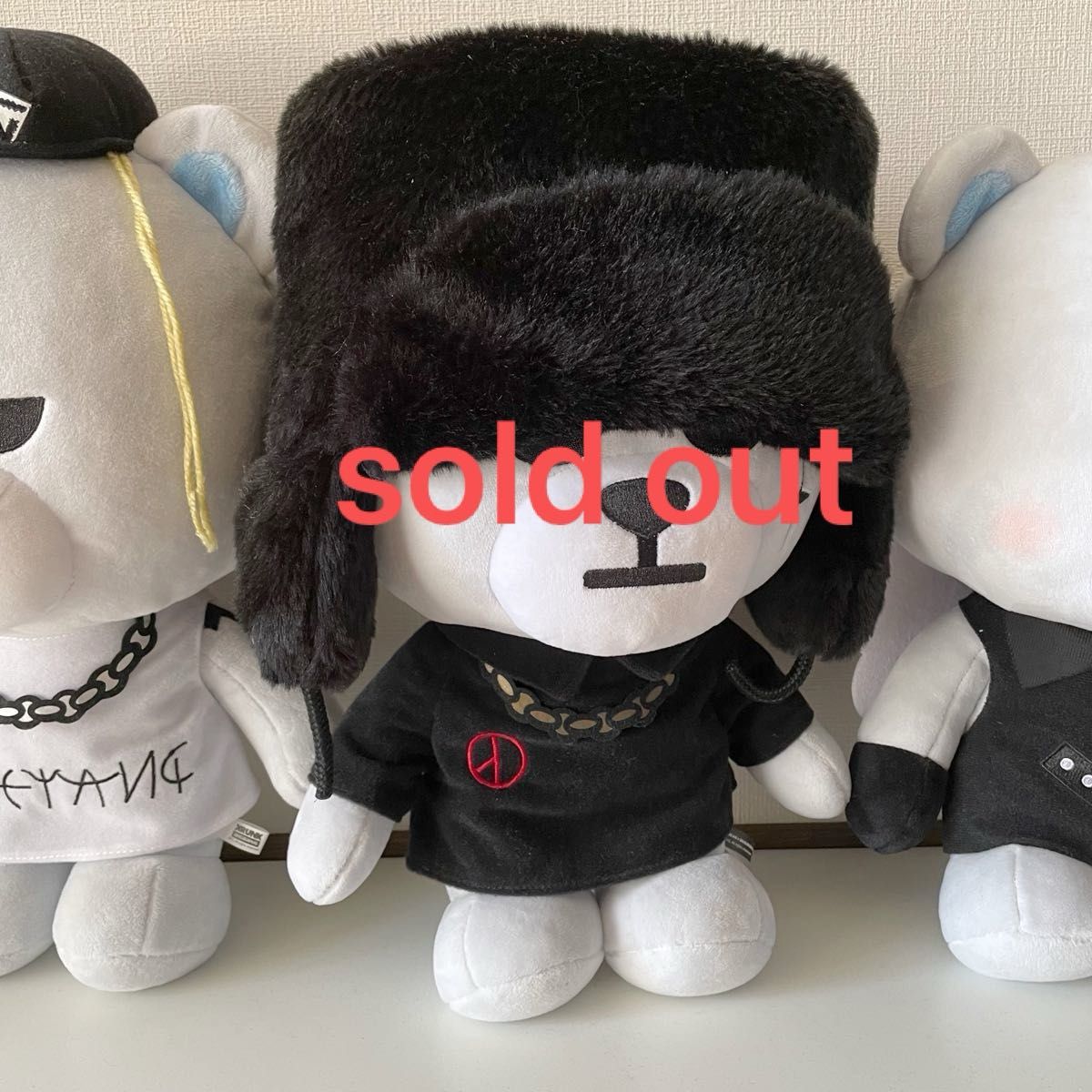 BIGBANG KRUNK ぬいぐるみ スンリ ジヨン テソン ヨンベ トップ 非売品