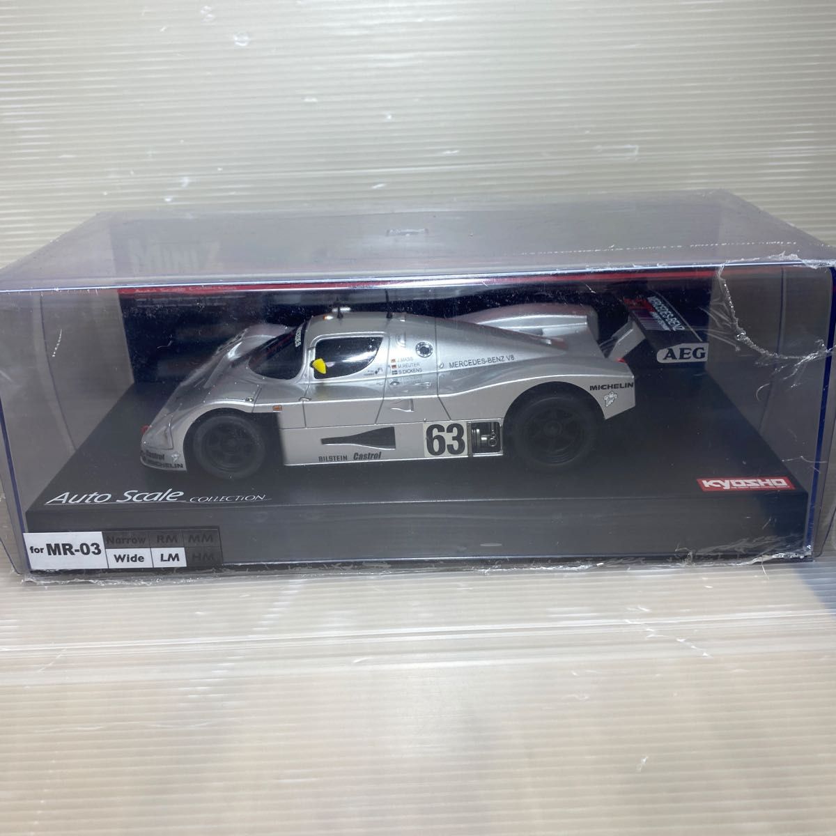 京商ミニッツオートスケールコレクション ザウバーメルセデス C9 Nr 62