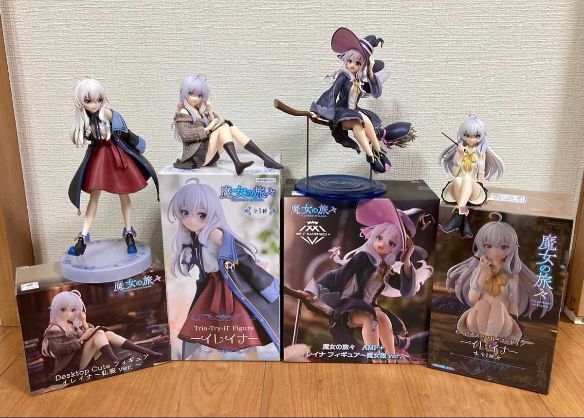 新品未開封 4種セット+ポスター付】魔女の旅々 イレイナ フィギュア