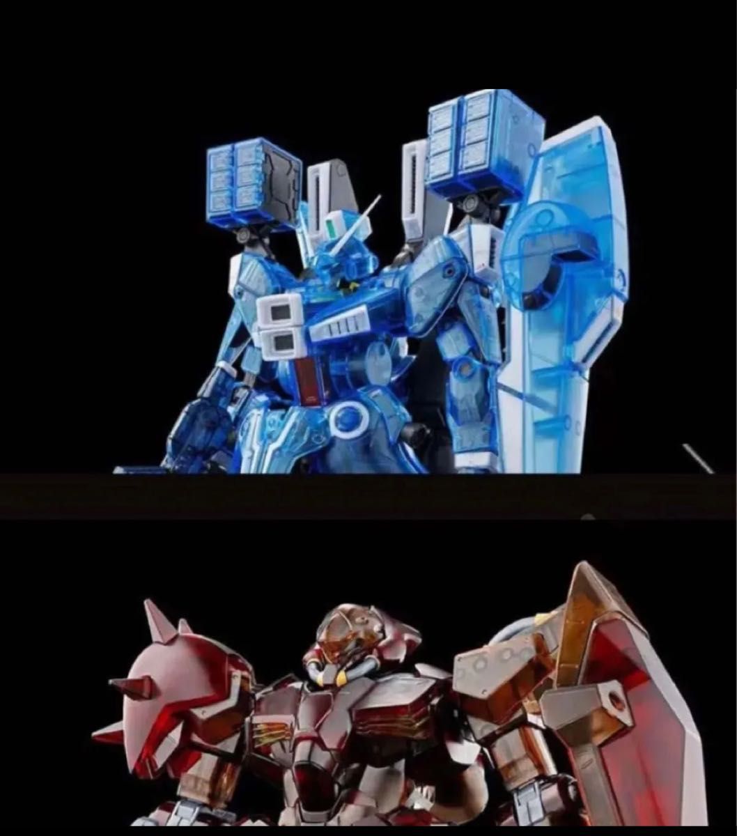 MG 1/100 ガンダムMk-V [クリアカラー] HG 1/144 メッサーF01型