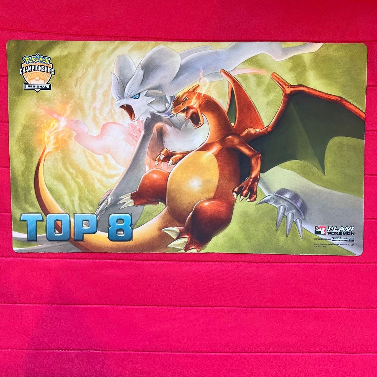 特価】ポケモンカードゲーム レシラム＆リザードン 海外プレイマット