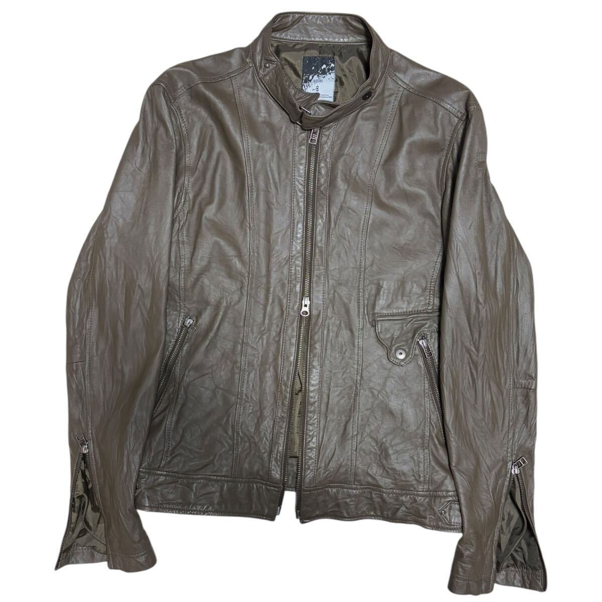 Archive gimmick leather jacket y2k 亜熱帯 archive gimmick leather