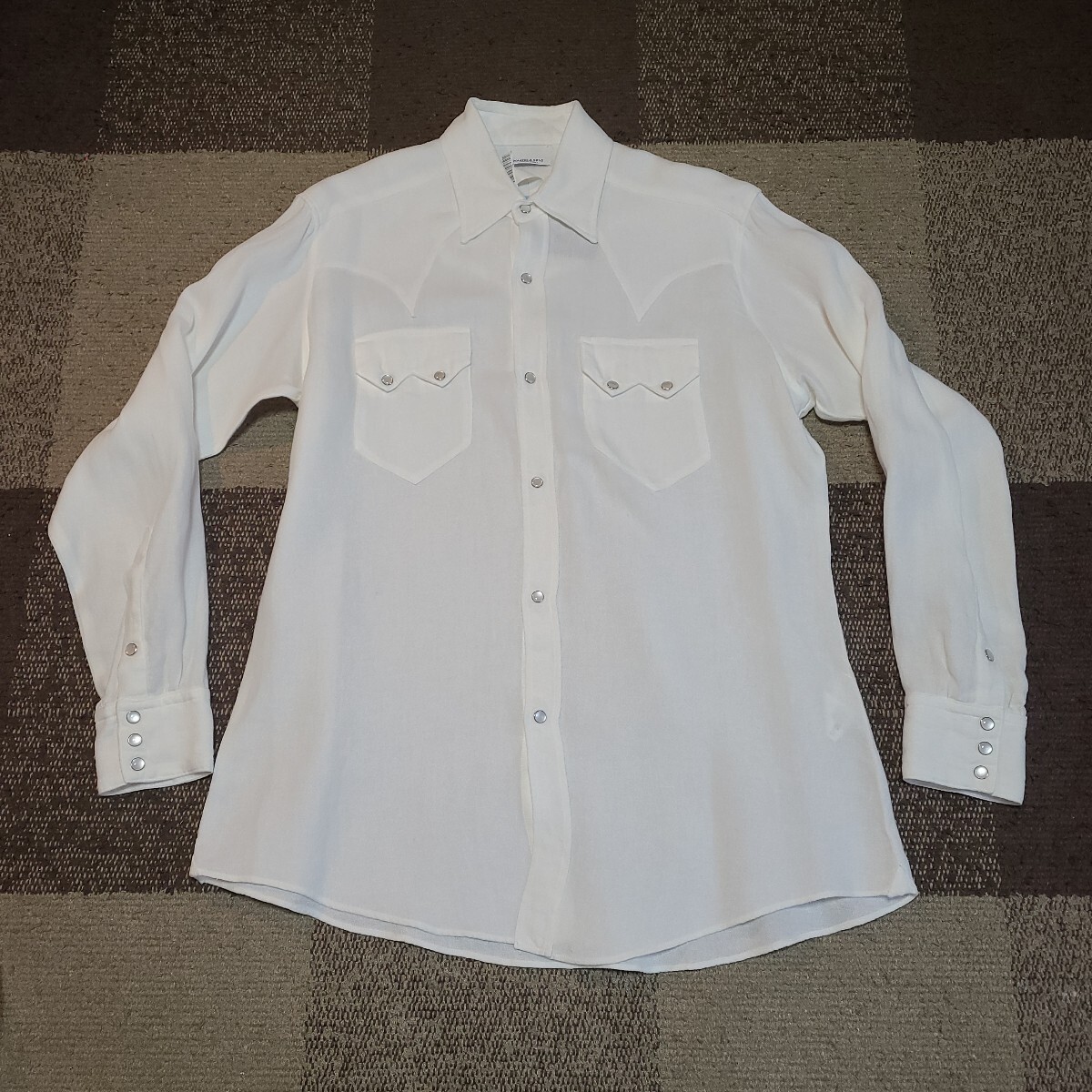 即完売 MAATEE&SONS Chiguhagu Western Linen Shirt size 2