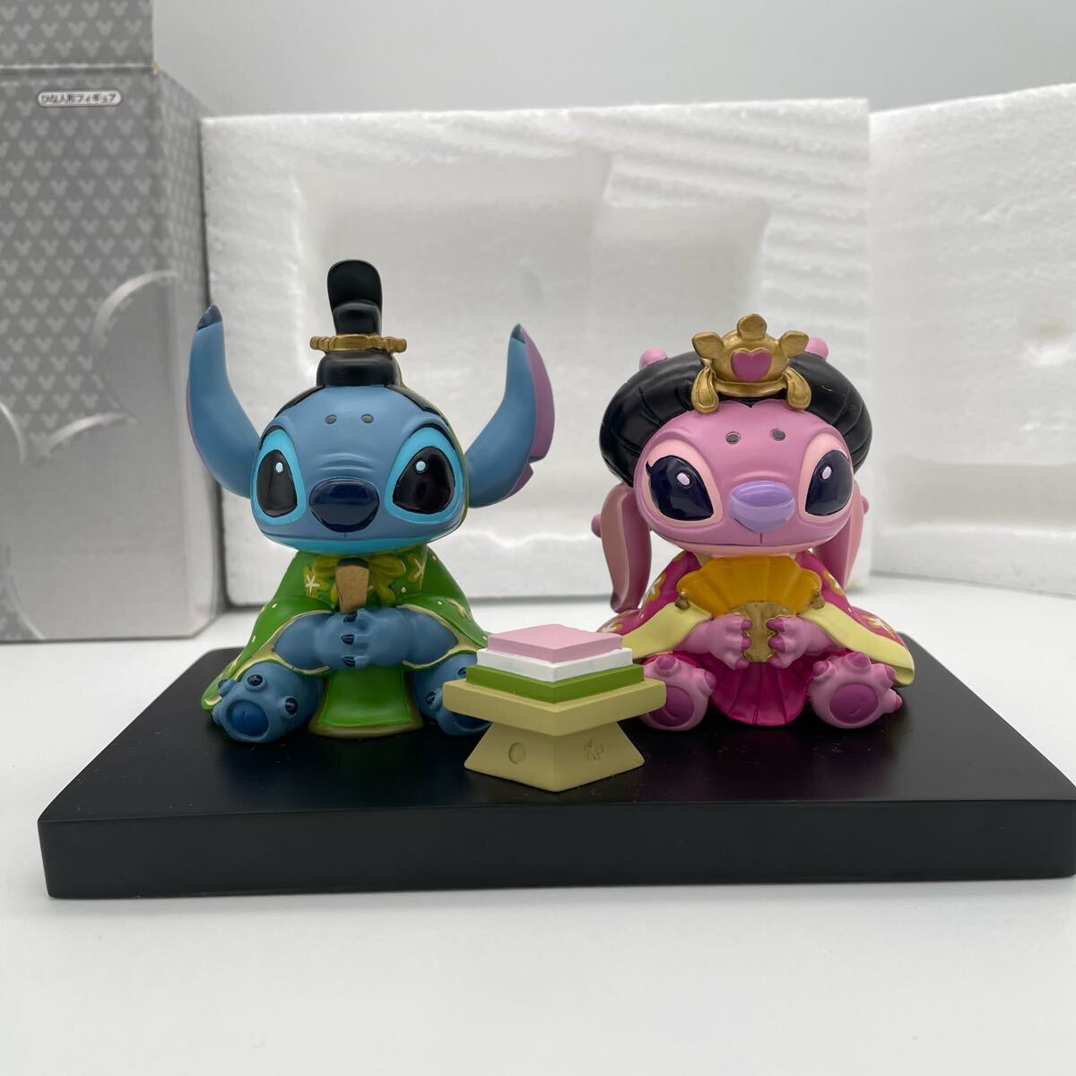 雛人形 ステッチ &エンジェル ディズニー フィギュア ひな人形 箱付き