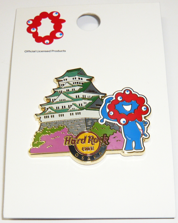 ハードロックカフェ大阪 ミャクミャク＆大阪城【Expo 2025 Pin-6】大阪