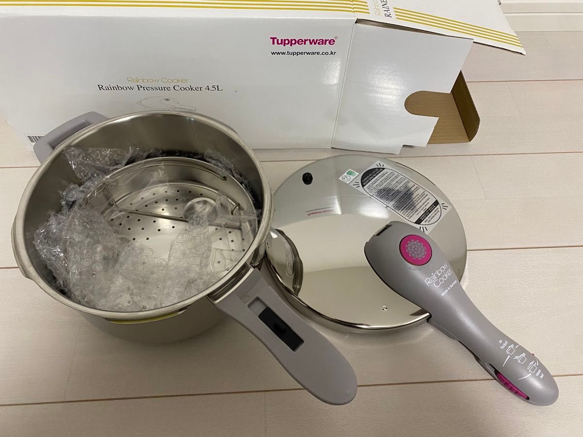 新品未使用】タッパーウェア レインボークッカー圧力鍋 4 5｜Yahoo