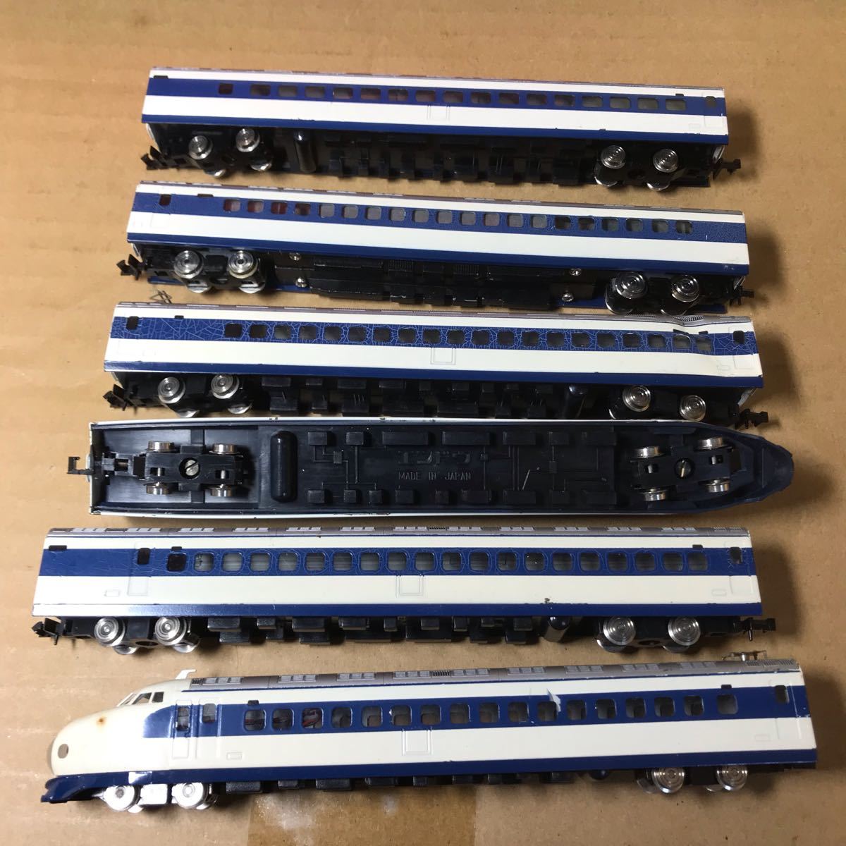 エンドウ 0系新幹線 東海道・山陽新幹線 Nゲージ 6両セット ジャンク