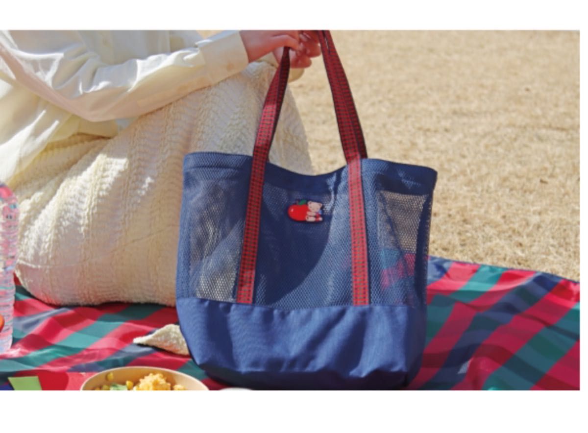 新品未開封 familiar ファミリア ノベルティ メッシュトートバッグ