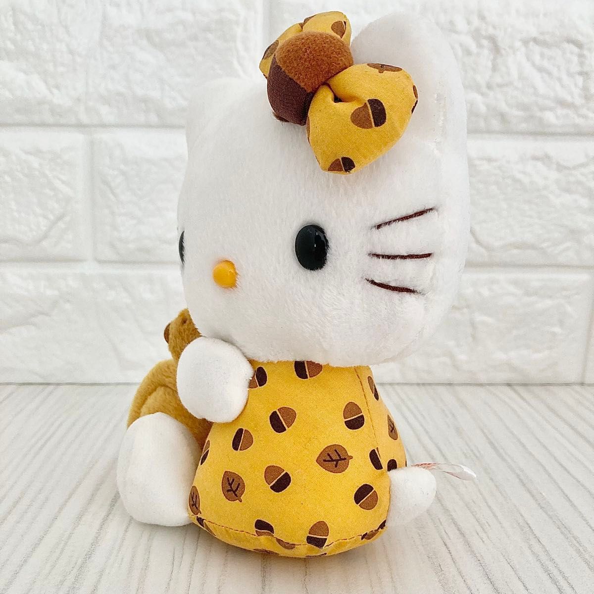 未使用 美品 リス ぬいぐるみ レトロ ハローキティ アニマル 動物 激