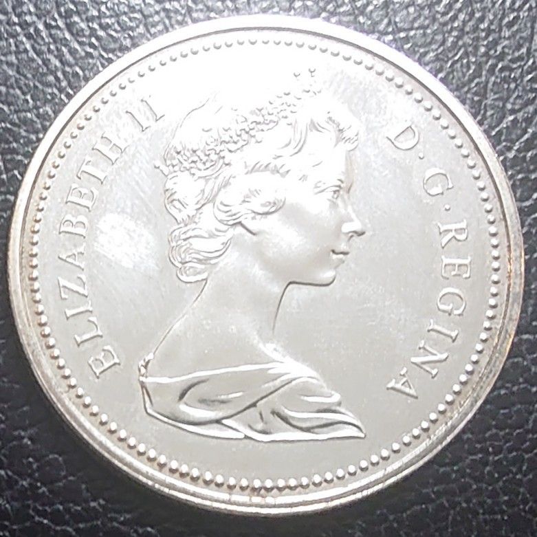 1973年カナダ銀貨1ドル カナダ王立騎馬警察見100周年記念銀貨 プルーフ