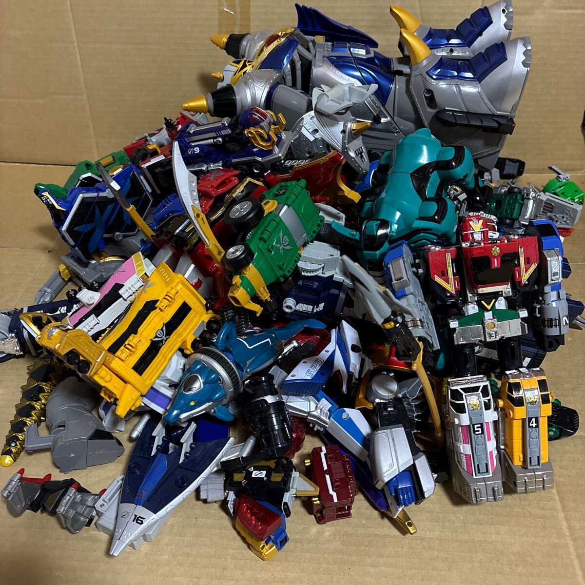 Yahoo!オークション - スーパー戦隊 おもちゃ ロボ まとめ売り 大量 ジ
