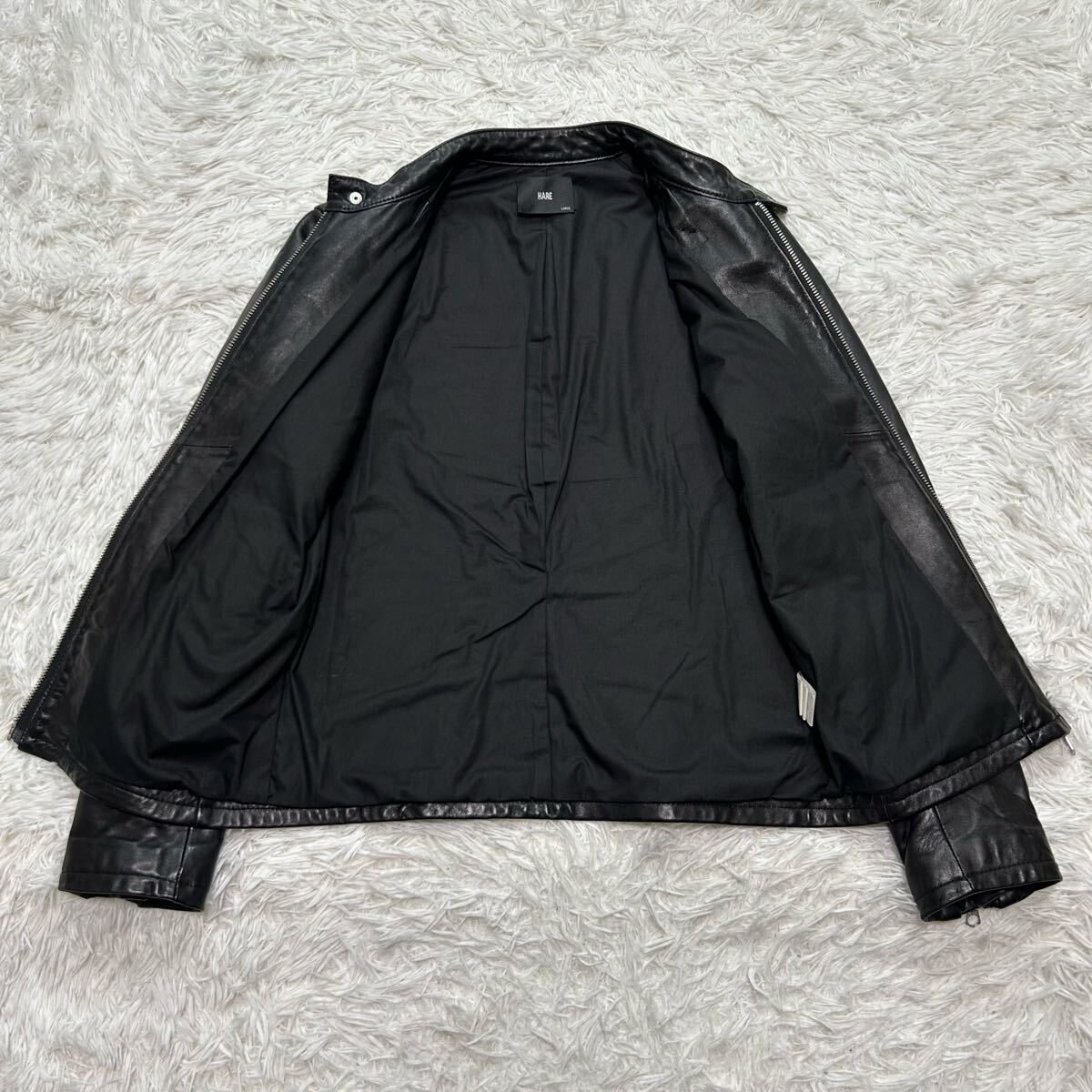 Yahoo!オークション - 【希少Lサイズ】ハレ HARE レザージャケット シ