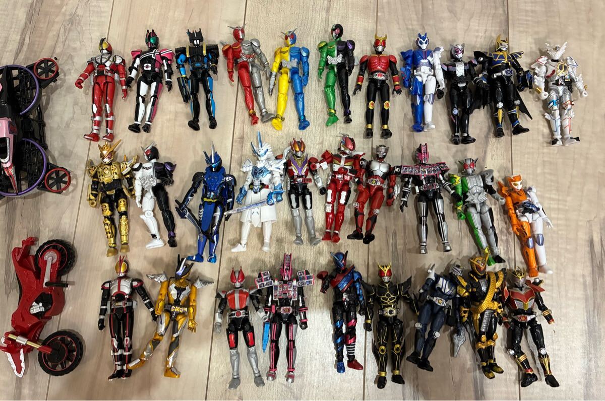 仮面ライダー 食玩フィギュア 大量 まとめ ジャンク 現状品 装動 掌動