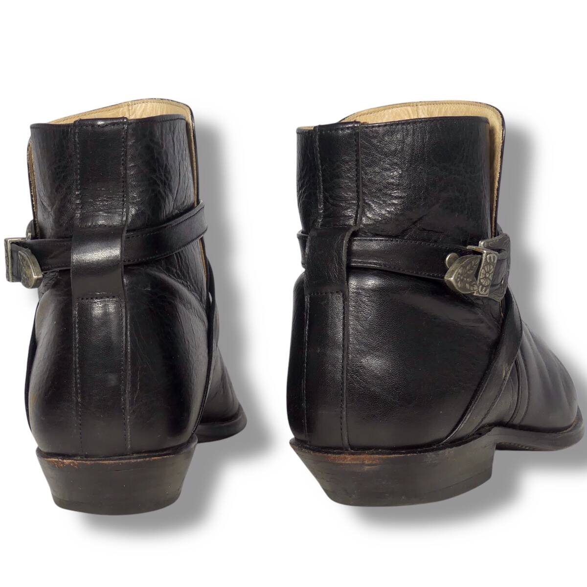 即決 スペイン製 SANCHO 25 5cm レザージョッパーブーツ ウエスタン