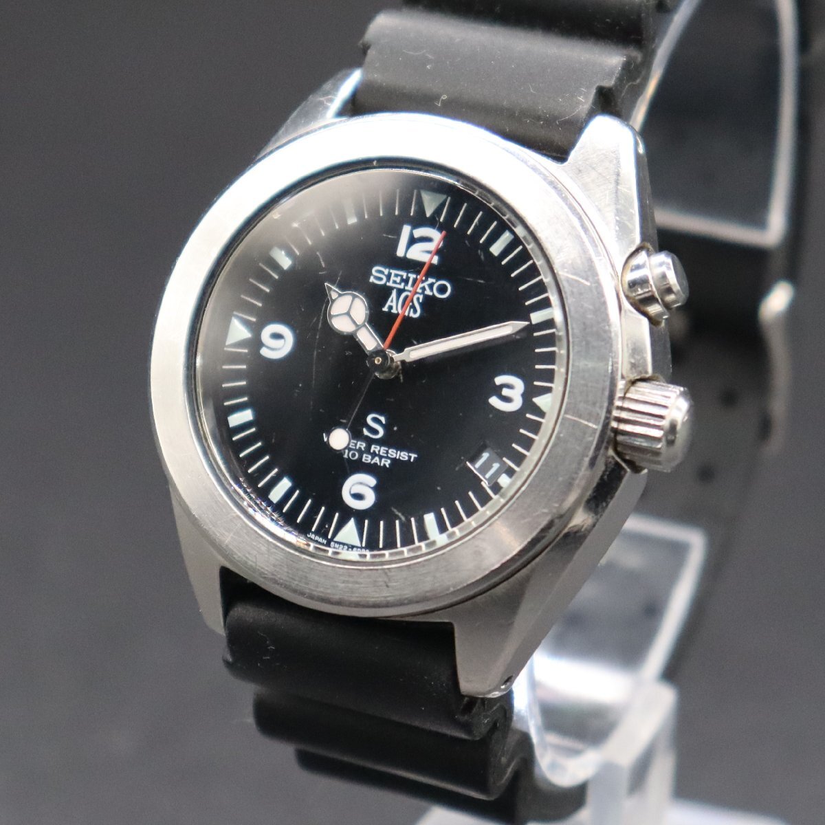 Yahoo!オークション - SEIKO SUS AGS セイコー サス 5M22-6C30 オート