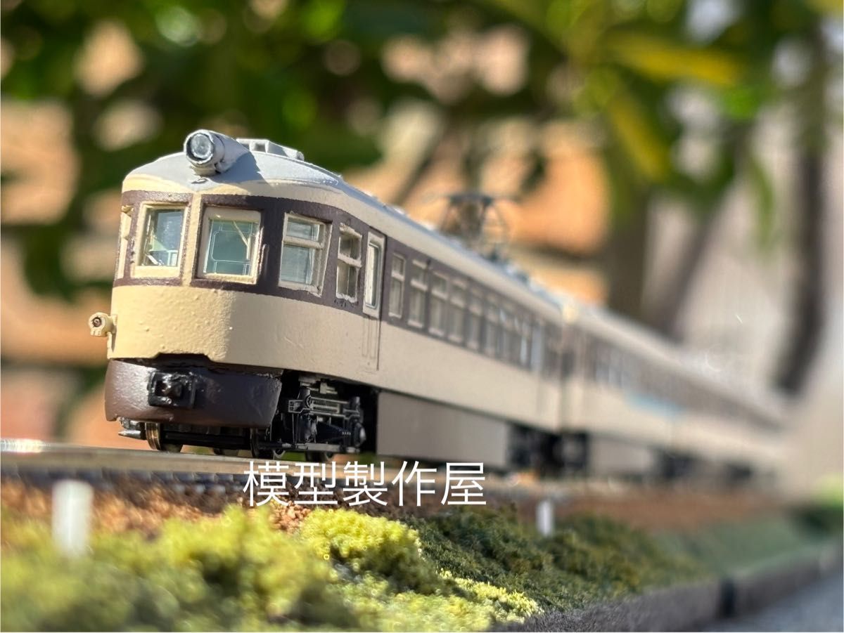 広窓流電 関西急行モハ52 4両編成セット KATO製品改造 鉄道模型 N