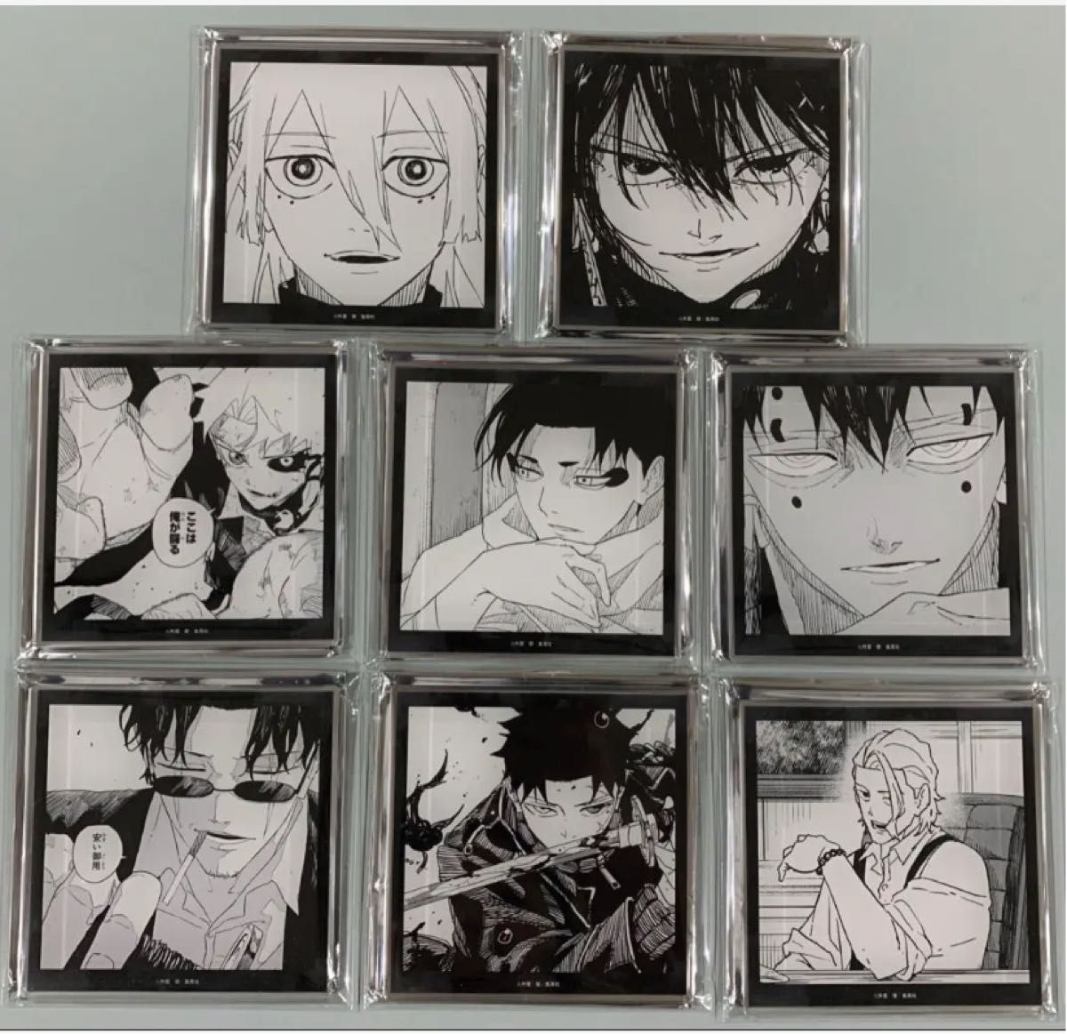 カグラバチ カフェ アクリル コースター 特典 全種セット 原作画 千紘