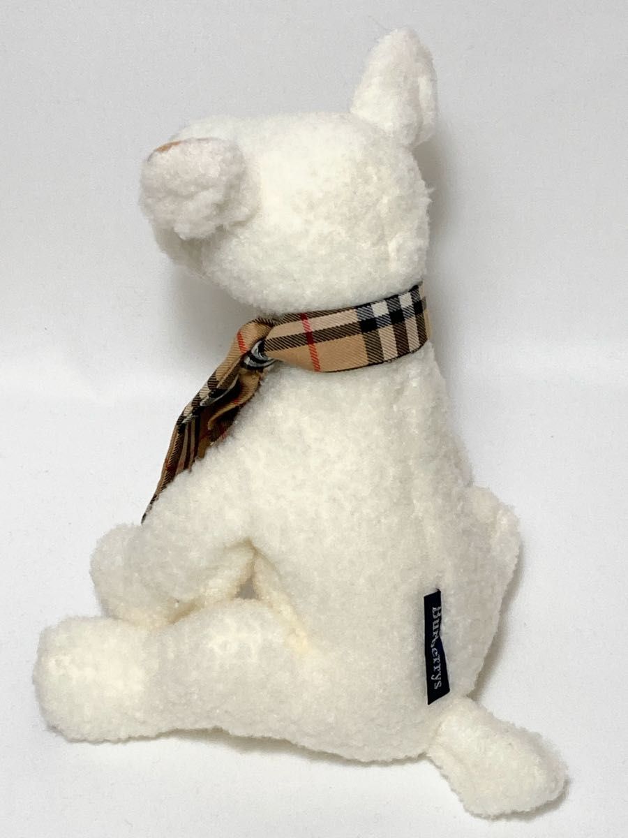 美品】希少 Burberry 犬のぬいぐるみ ノバチェック マフラー