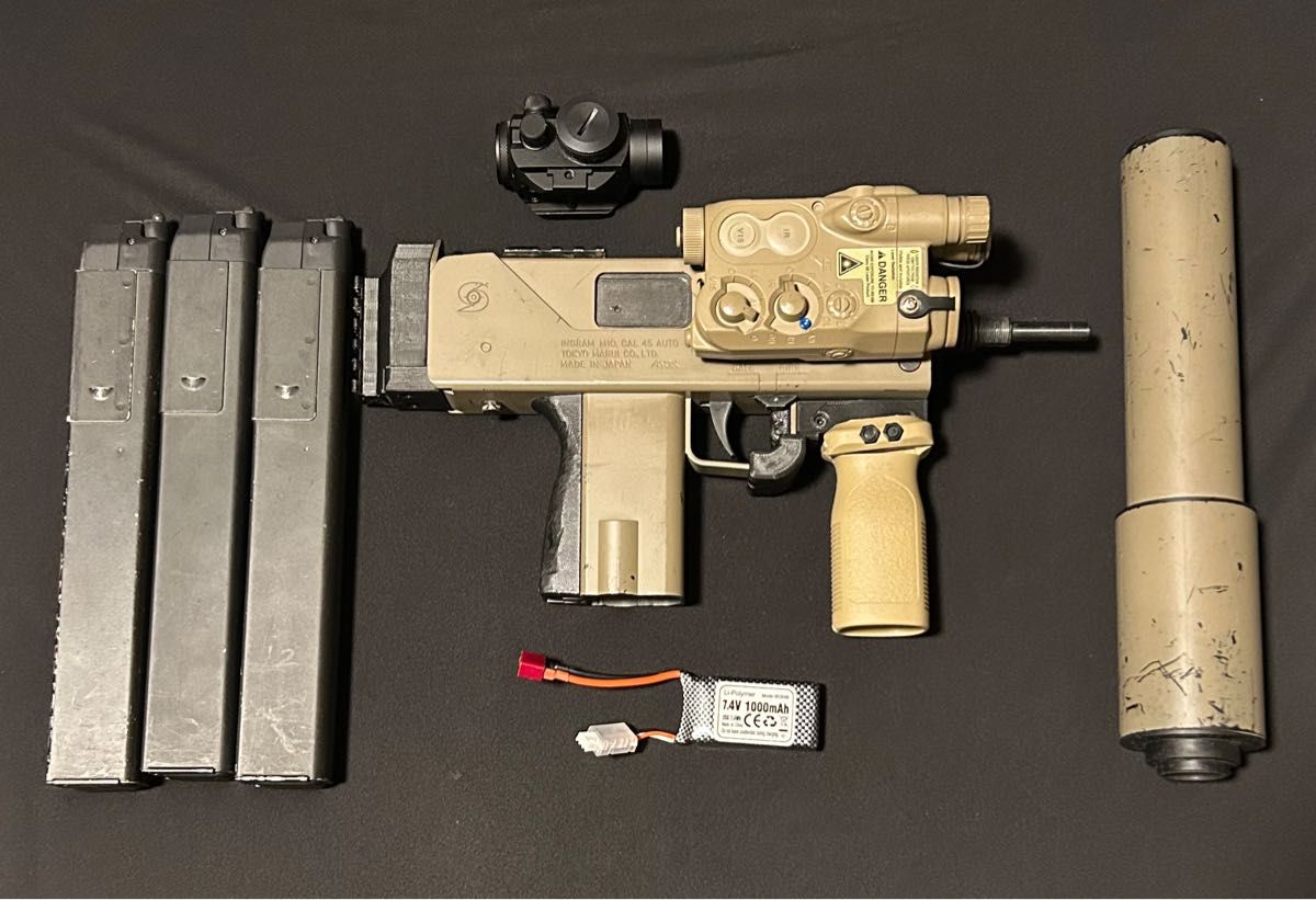 東京マルイ Mac10 電動ガン【SBD 外部バッテリー】｜Yahoo!フリマ（旧