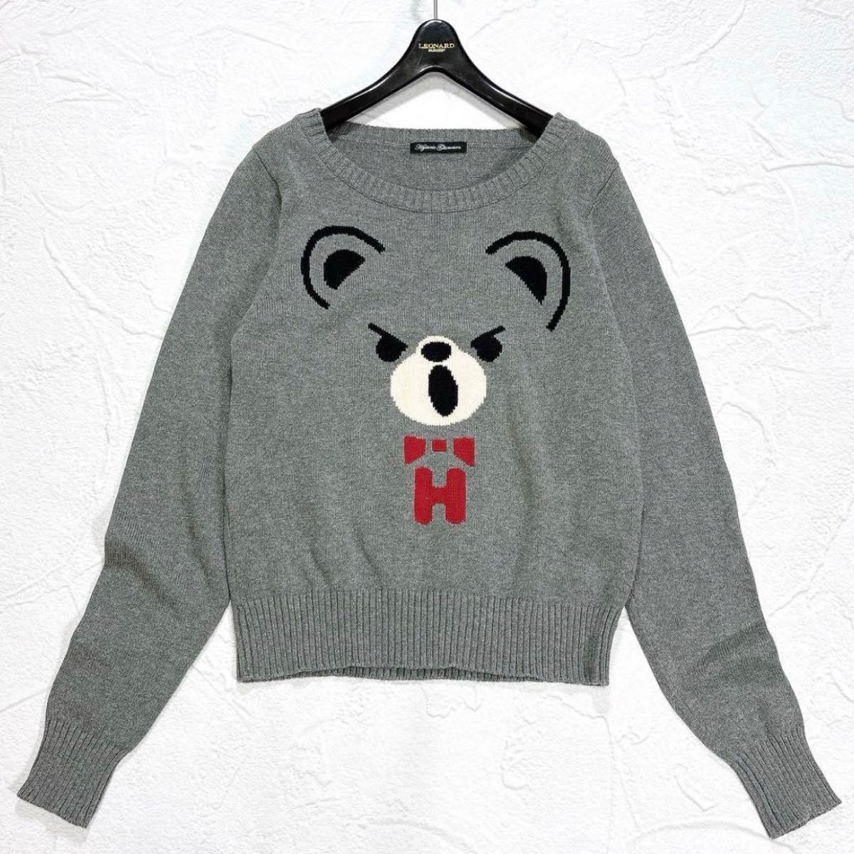 美品 ヒステリックグラマー ファックベア ニット セーター コットン