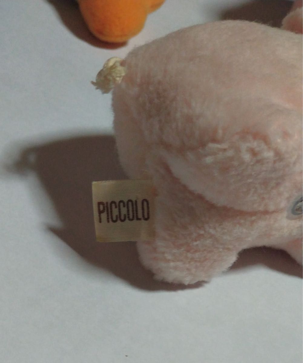 ブタのぬいぐるみ ひろつね ピッコロ 2個セット 音が鳴る ビンテージ