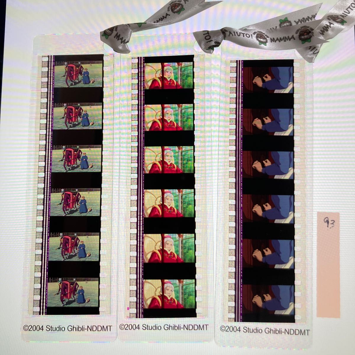 ハウルの動く城 フィルムブックマーカー3枚セット 93｜Yahoo!フリマ