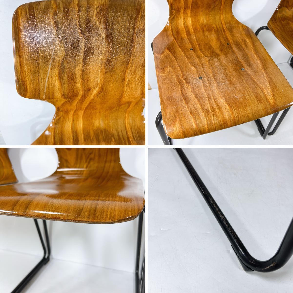 3脚セット」AICHI パグホルツ PAGHOLZ プライウッド PAGWOOD