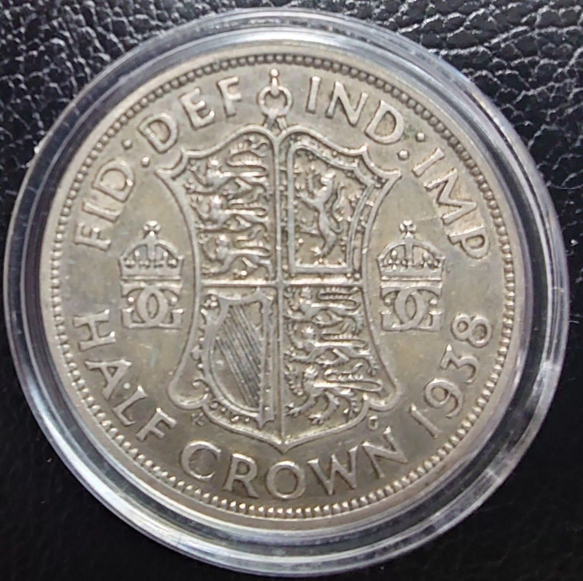 1938年 イギリス ハーフクラウン銀貨 ジョージ6世IND IMP銀貨 KM#856