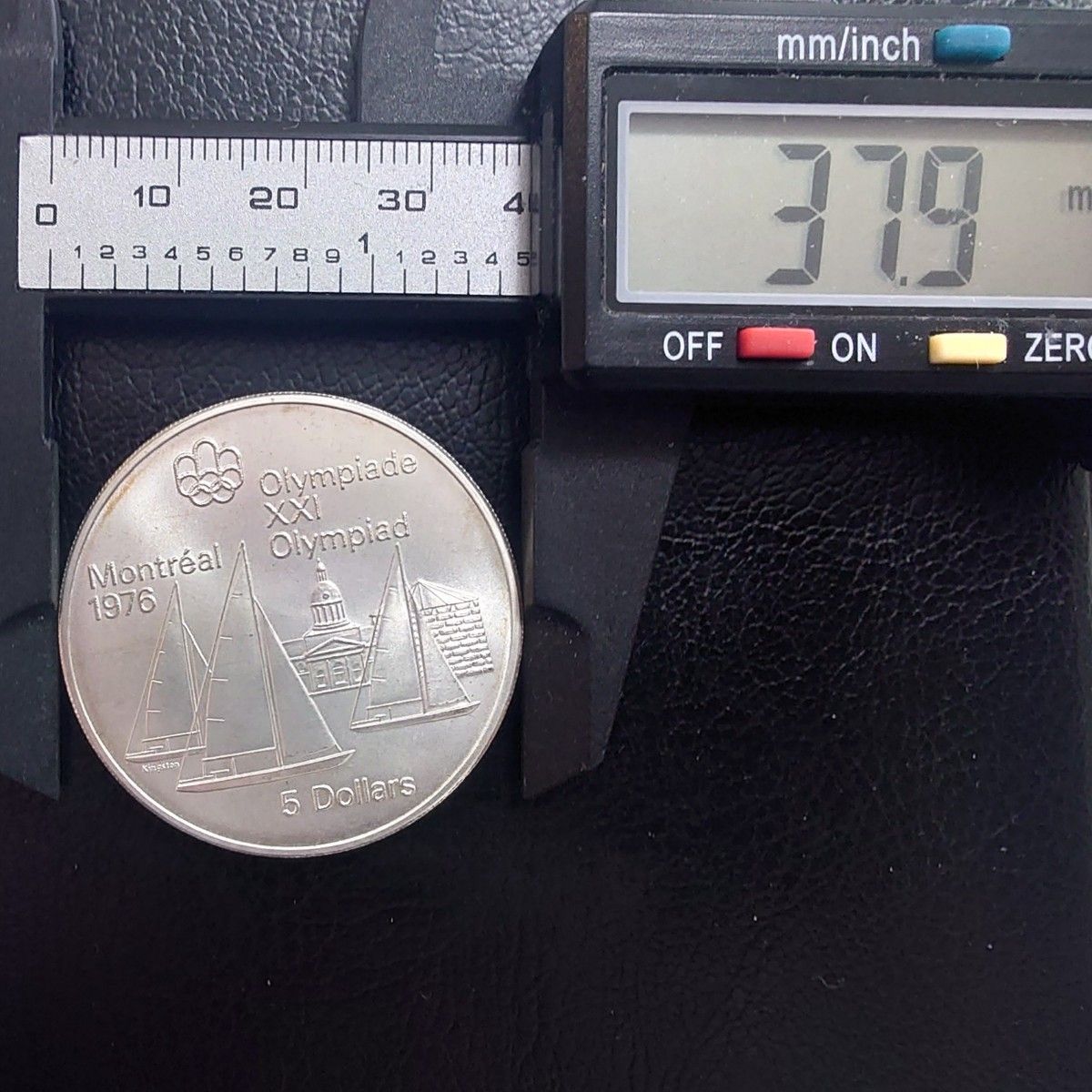 1973年カナダ銀貨 モントリオールオリンピック記念銀貨 ヨット図柄