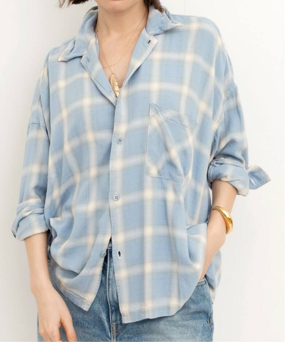 L'Appartement【REMI RELIEF/レミ レリーフ】 CHECK 2 WAY SHIRT