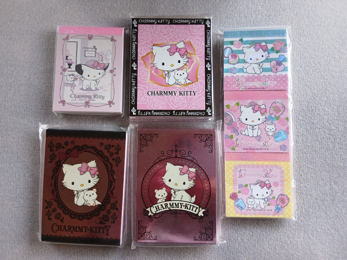 Charmmy kittyメモ帳 リボン柄 希少 レア ラスト1 Charmmy kittyメモ