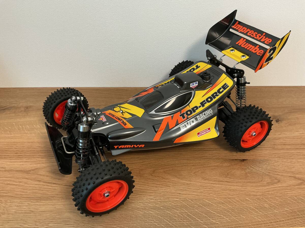 Yahoo!オークション - 【完成済み】タミヤ 1/10RC トップフォース EVO.