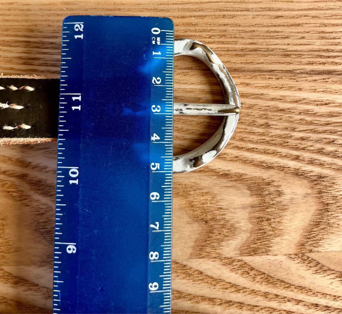 一度のみ使用 KAPITAL キャピタル レザー ベルト 革ベルト 幅2 5cm