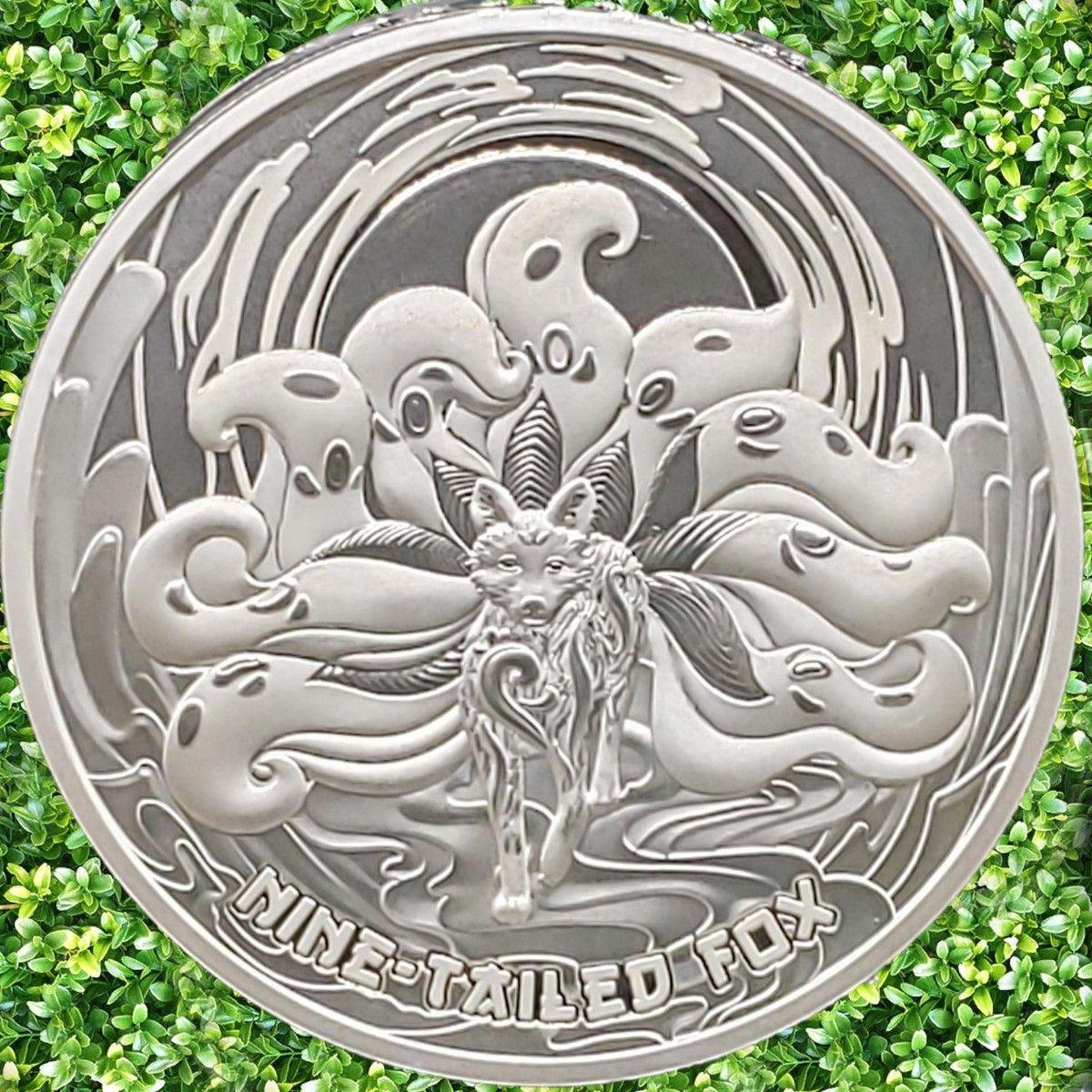 2023年 サモア 九尾の狐銀貨1オンス カプセル付き 2023年 サモア 九尾