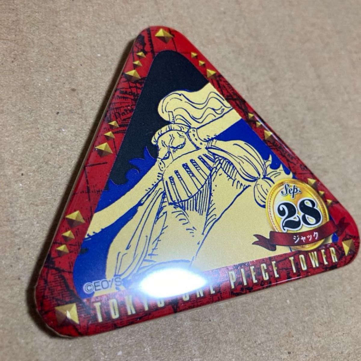 レア】東京ワンピースタワー トンガリバースデー缶バッジ ジャック 9月