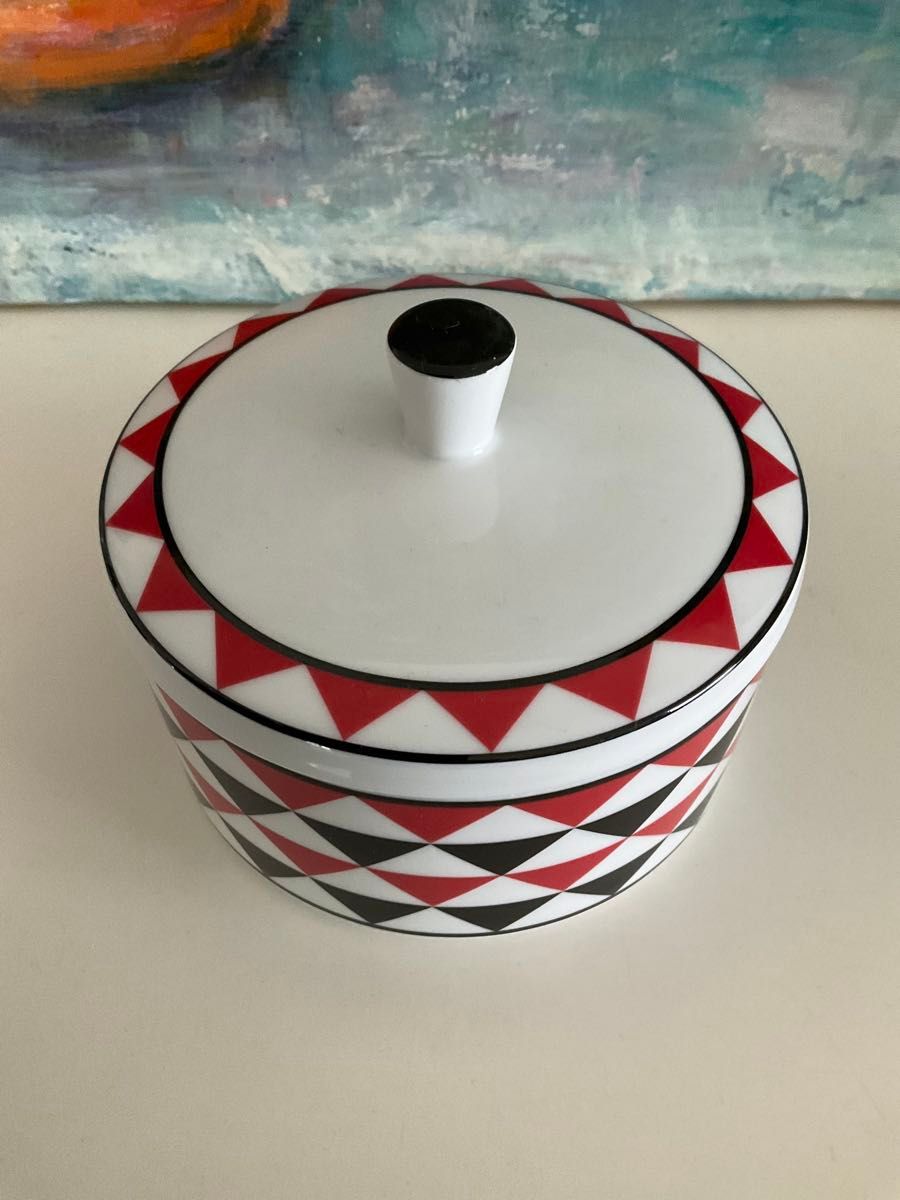 未使用品 PRADA ポーセリン アクセサリー ジュエリー ケース 陶器
