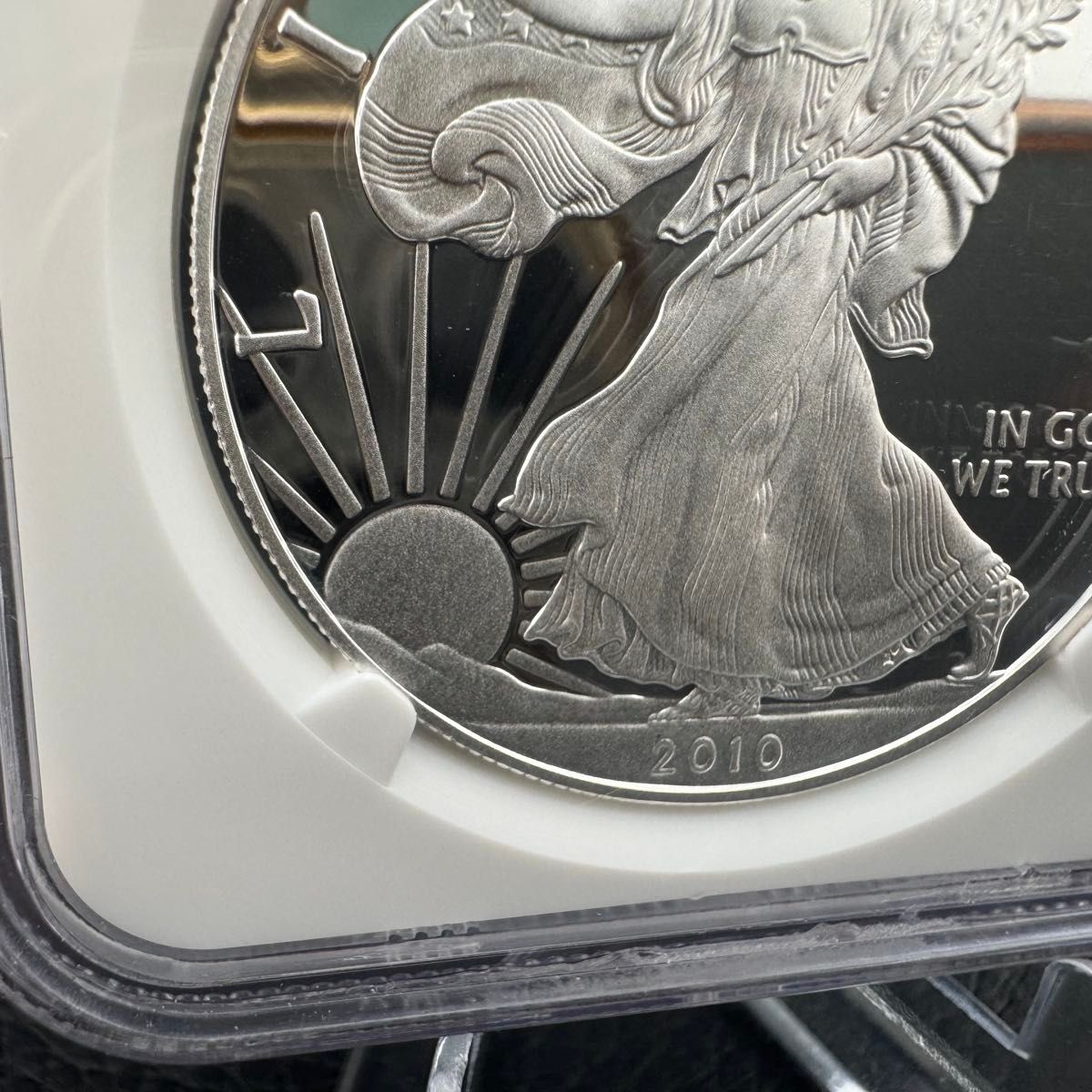 イーグル 銀貨 2010年 NGC PF70 ER プルーフ 最高鑑定 初回リリース