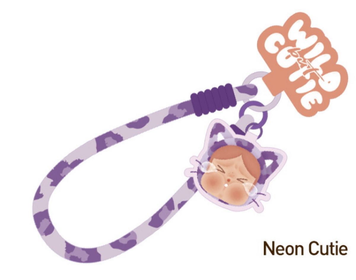 匿名配送 popmart crybaby クライベイビー wild but cutie ストラップ