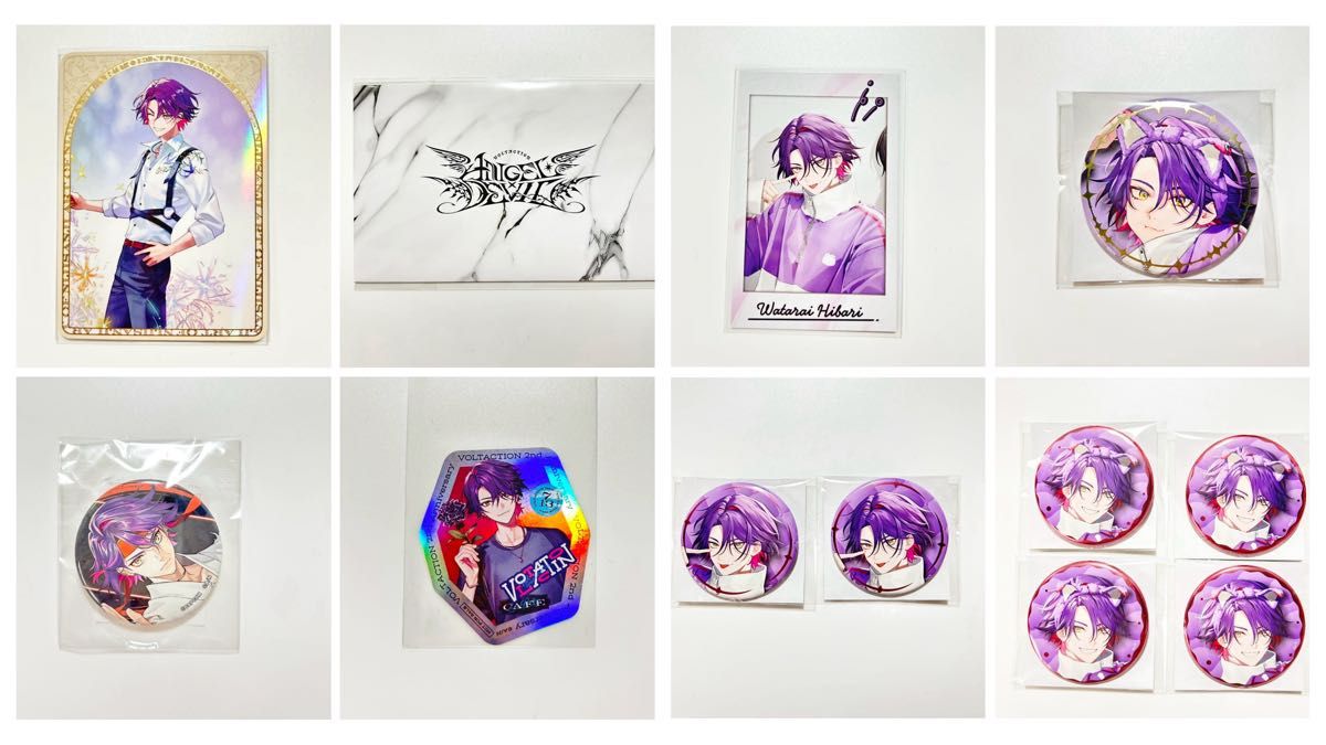 にじさんじ 渡会雲雀 チェキ風カード ／ トレーディングカード ／ 缶