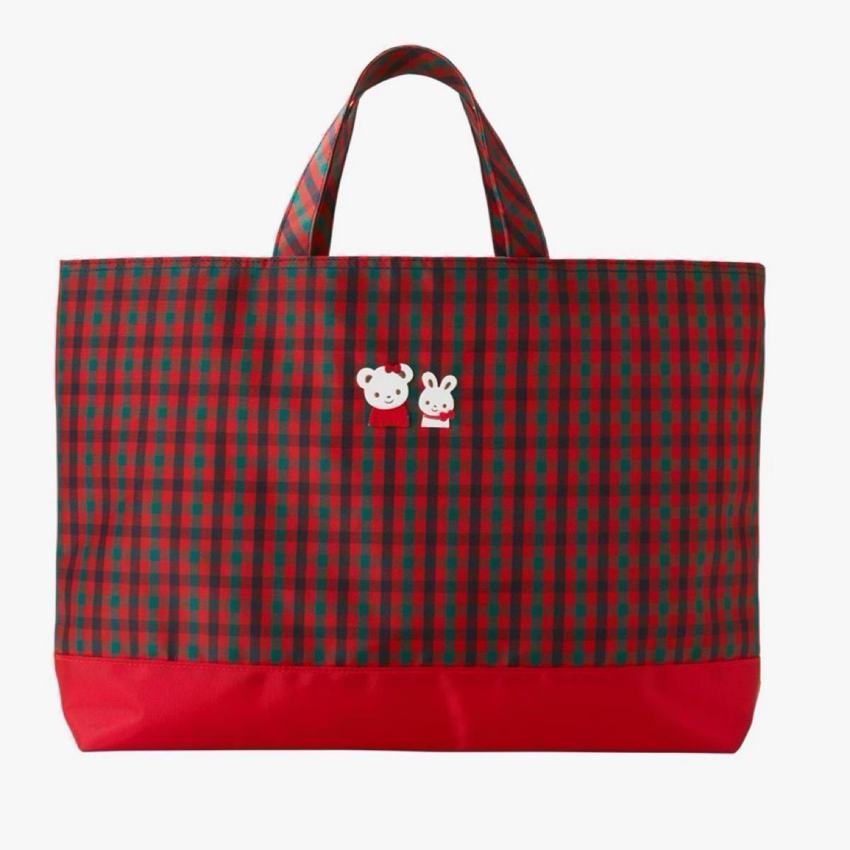 タグ付 新品 familiar ファミリア 横型バック トートバッグ レッスン