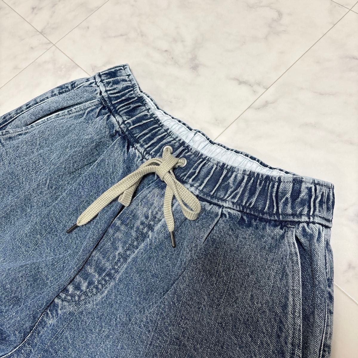 未使用&タグ付 ジャーナルスタンダード イージーデニムワイドパンツ 38