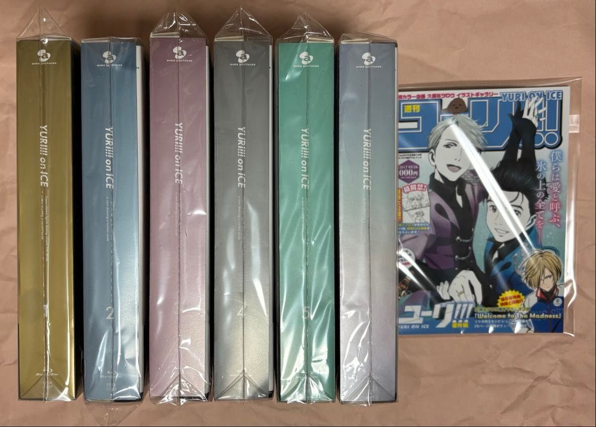 ユーリ on ICE 初回盤 Blu-ray 全6巻セット 全巻購入特典冊子付き YURI
