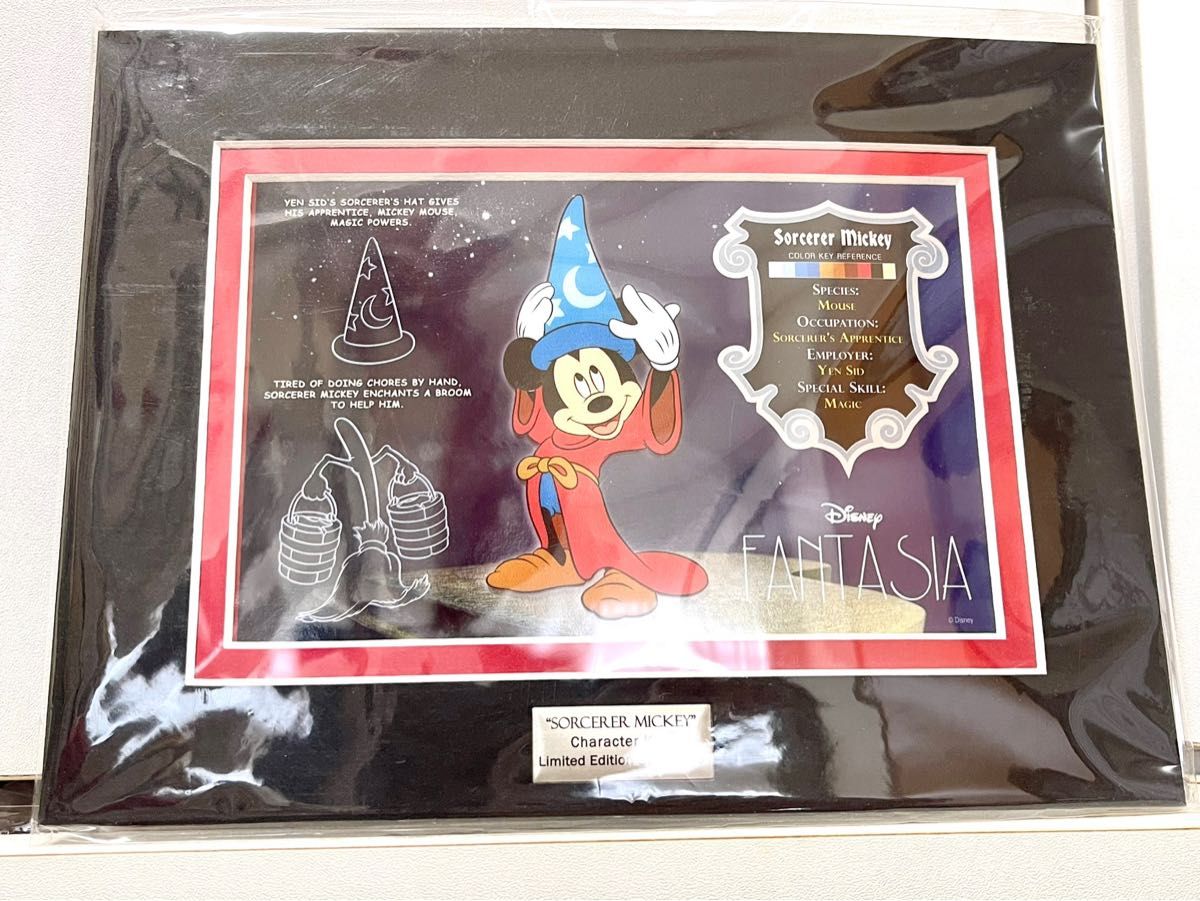 ソーサラー ミッキー キャラクターキー 限定版 セル画 東京ディズニー