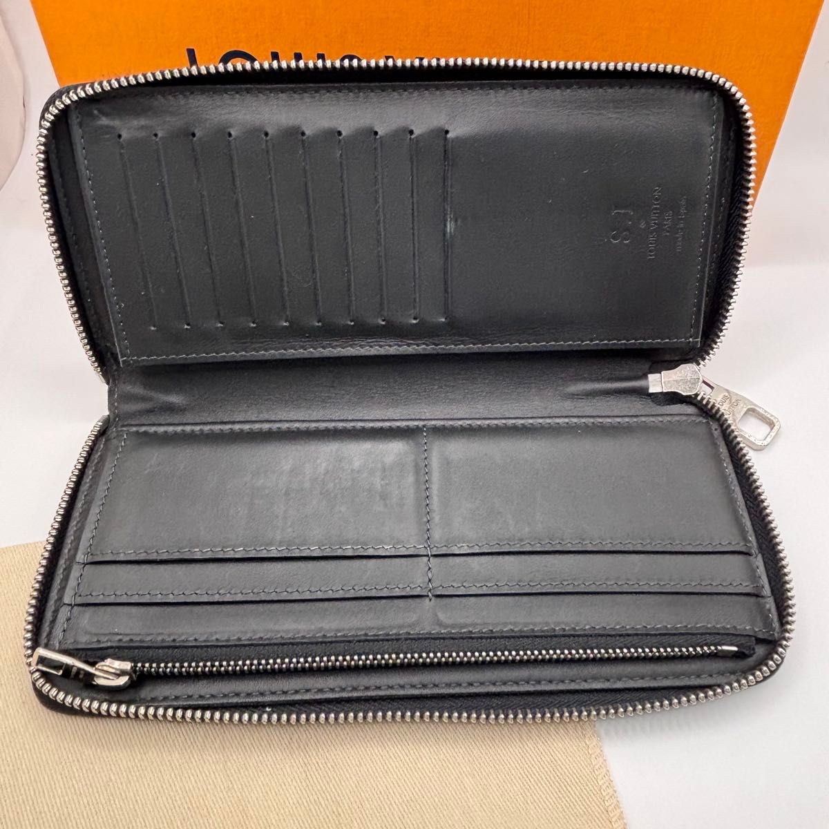 ルイヴィトン ダミエ コバルト ジッピーウォレット ヴェルティカル 長