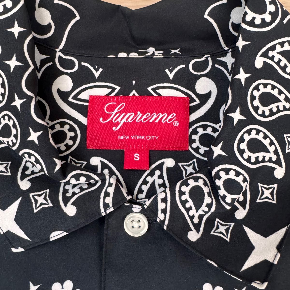 極美品 Supreme Bandana シュプリーム バンダナ シルク エスエス