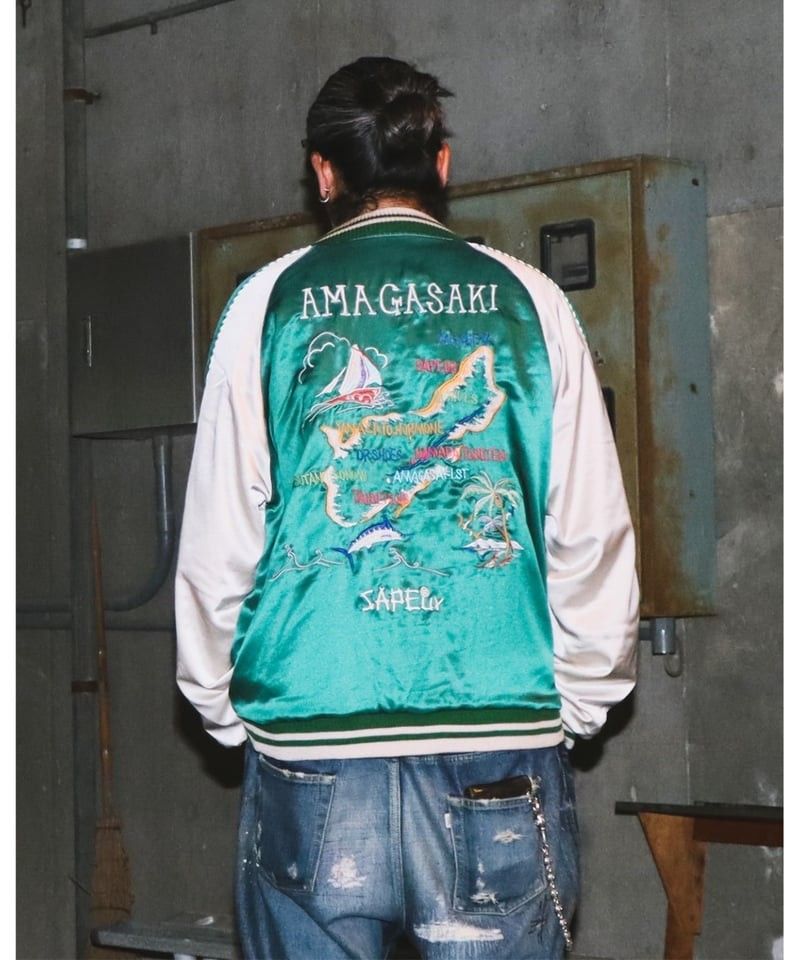 最安値 新品 Lサイズ 浜田雅功 監修 アマジャン スカジャン