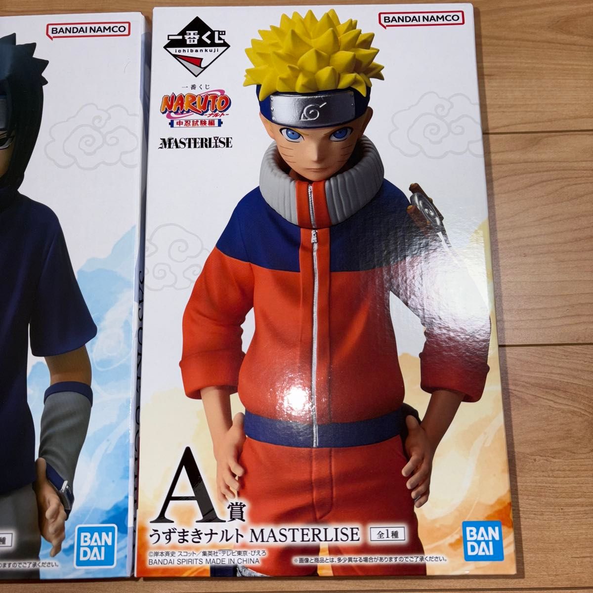 一番くじ NARUTO ナルト 中忍試験編 A賞 ナルト B賞 サスケ MASTERLISE