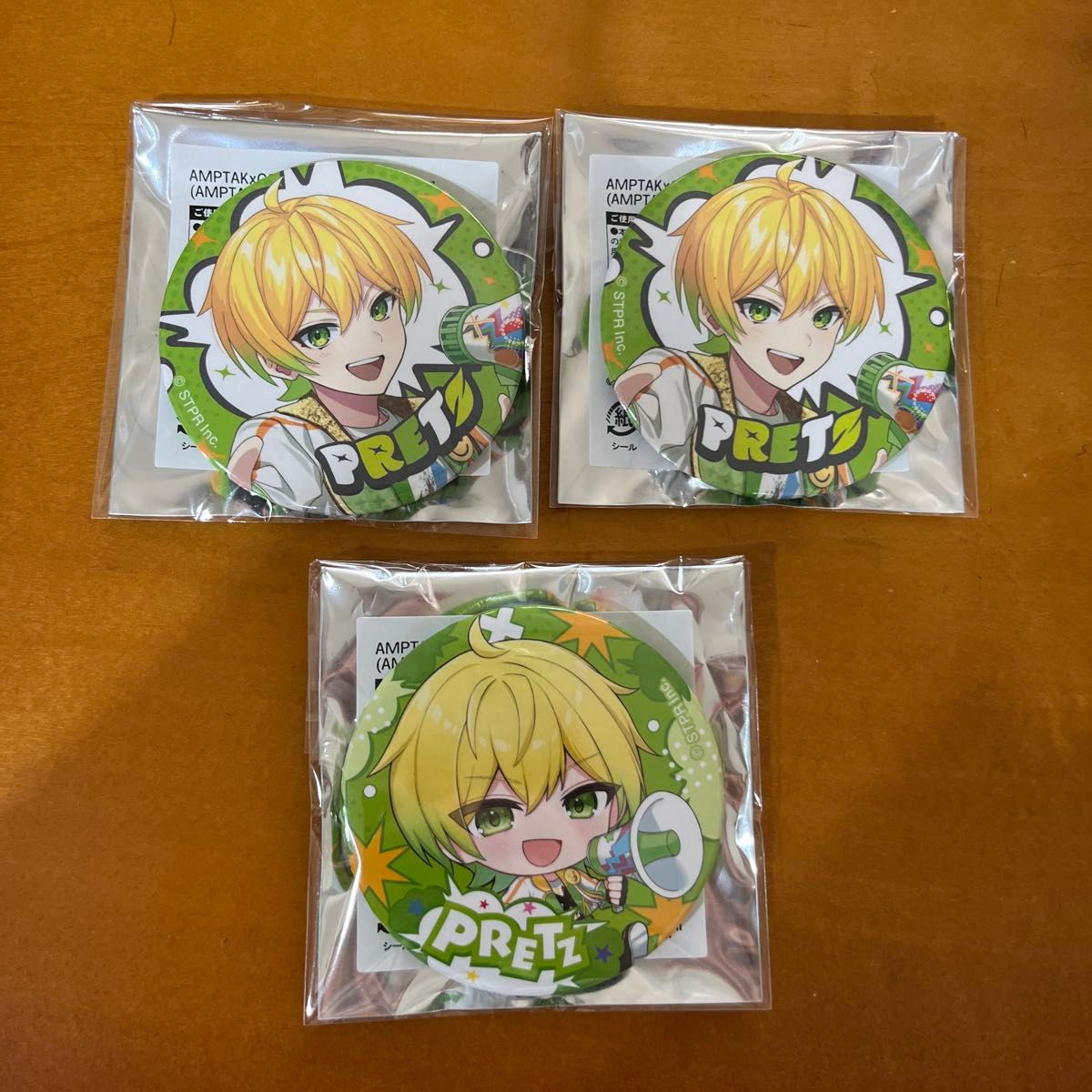 AMPTAK×COLORS ランダム缶バッジ (AMPTAK×レインボーロード中77%ver