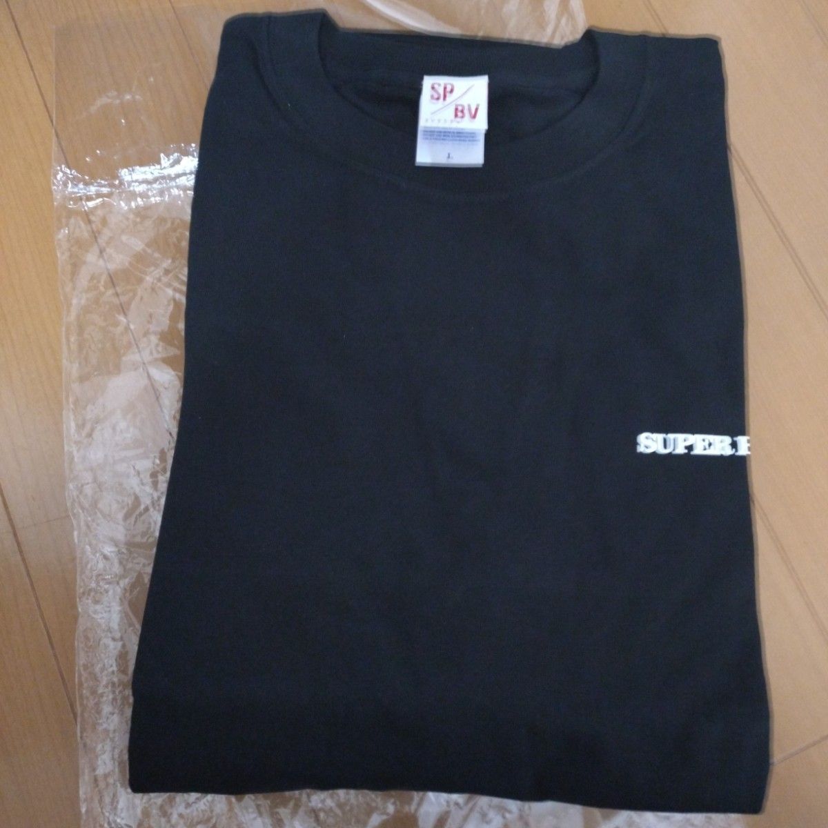 SUPER BEAVER Tシャツ ブラック 黒 半袖 バックドロップ スーパー