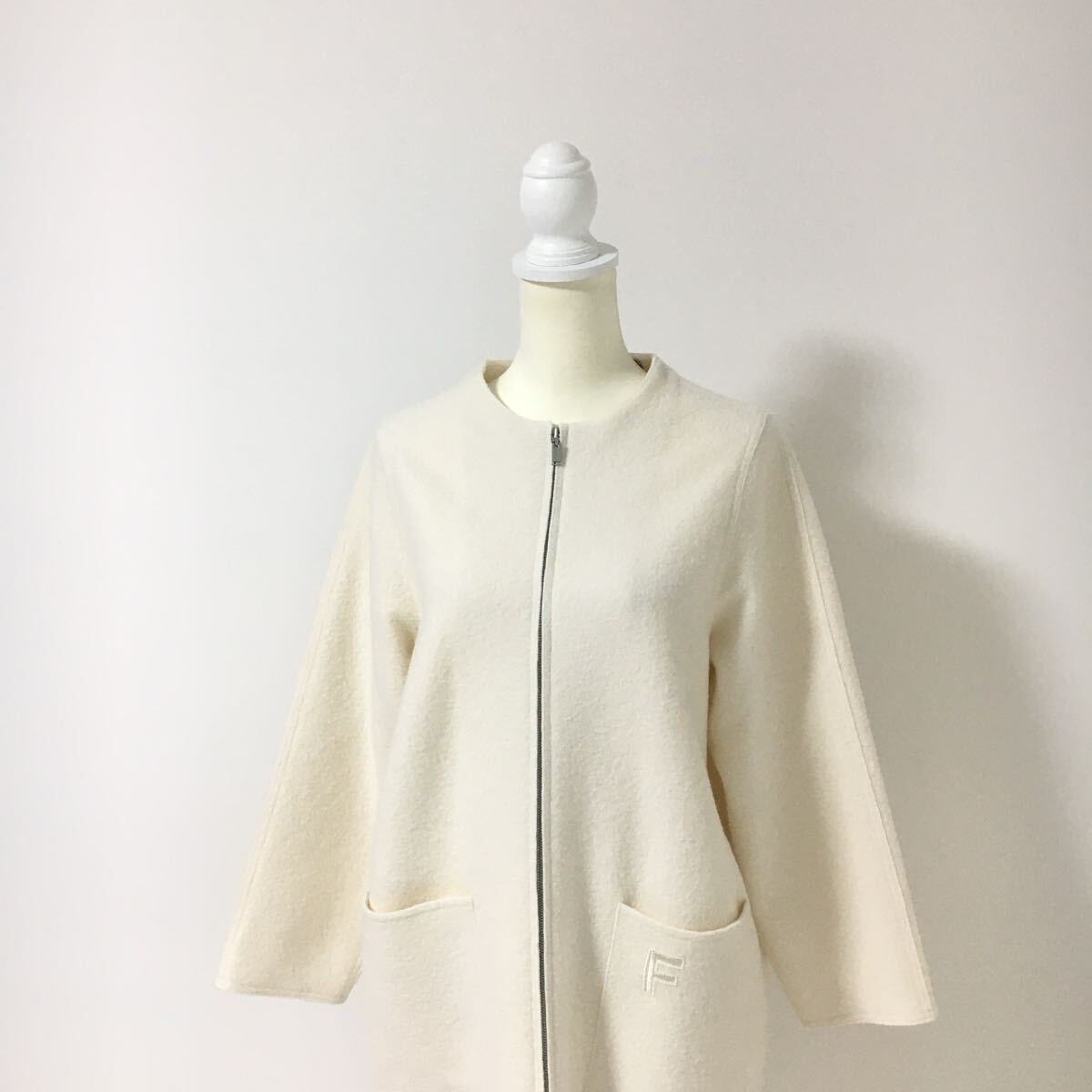 近年美品 FOXEY フォクシー ファー ニット コート アウター 送料無料